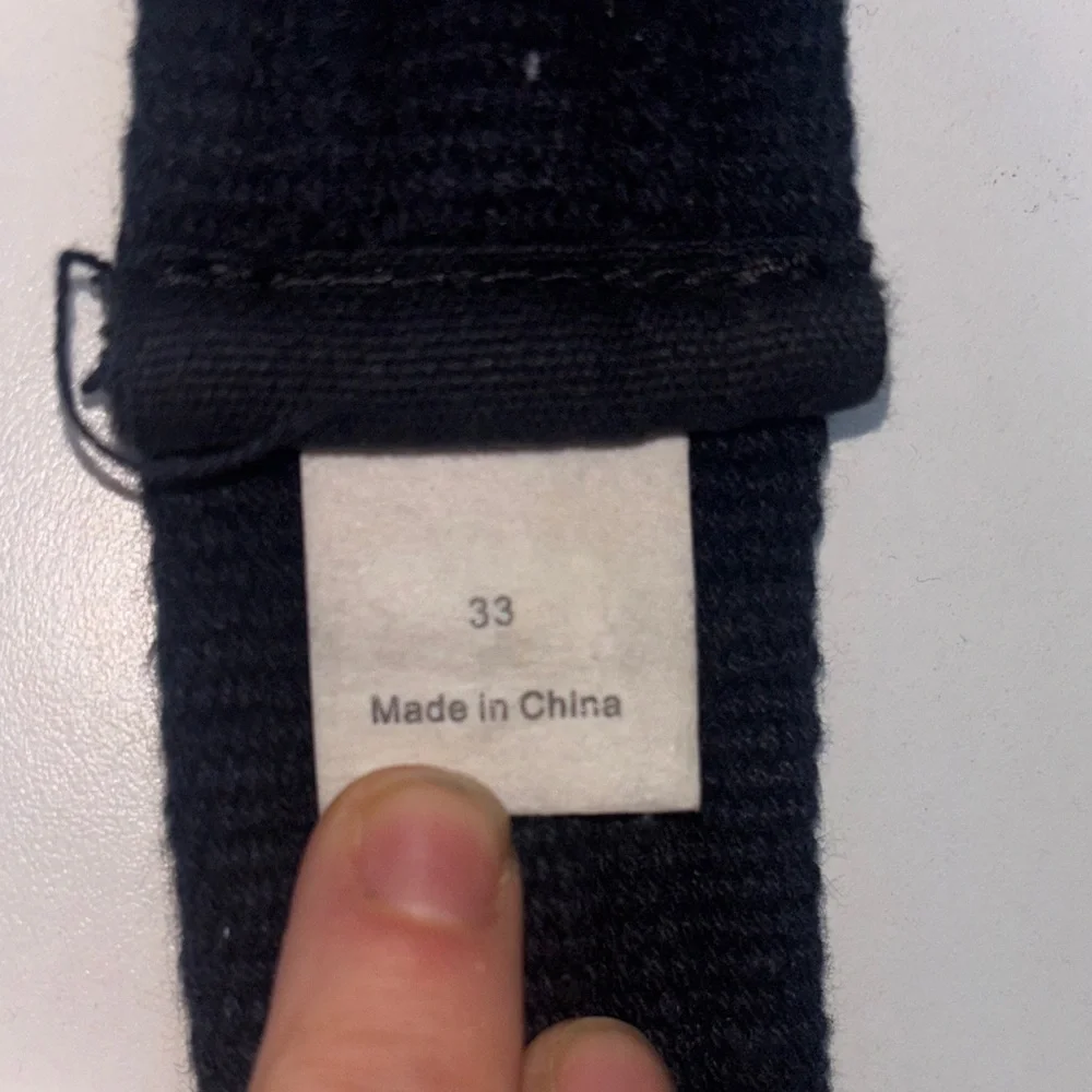 Hollister Navy Belt with Embroidered Logo size 33